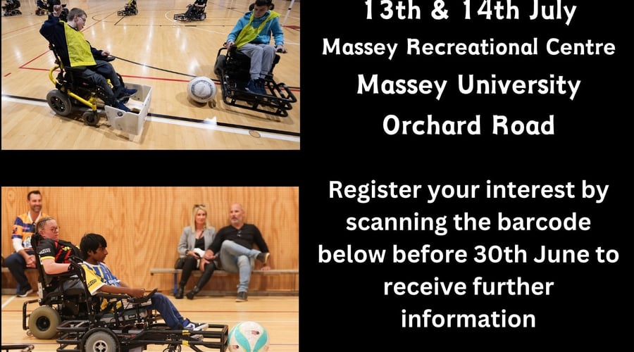 Power Chair Football flyer