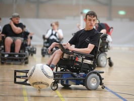 Power Chair Football flyer